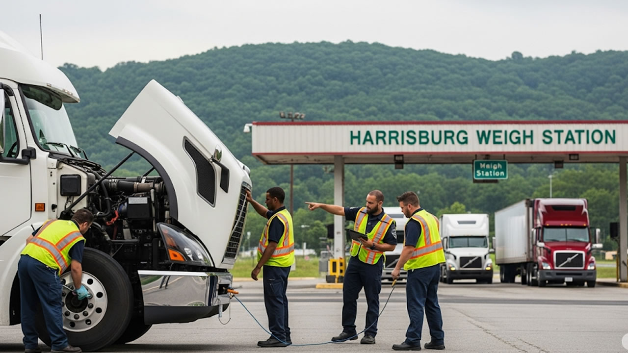 Truck Inspection in Harrisburg, Pennsylvania