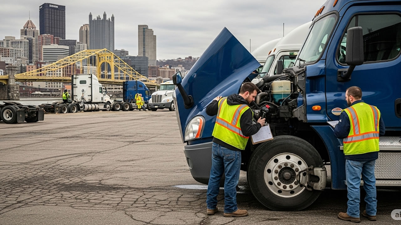 Truck Inspection in Pittsburgh, Pennsylvania